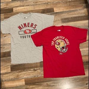 Mens 49ers Tee shirts